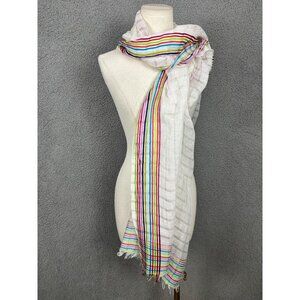 Echo Women's Oblong Fringed Multifunctional Scarf One Size New Without Tag's